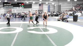 5 - 126 lbs Quarterfinal - Ben Proper, Riverbend vs Xavier Kovacs, Great Bridge