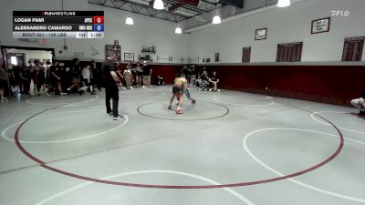 126 lbs Final - Logan Pami, Apex vs Alessandro Camargo, Ruthless WC