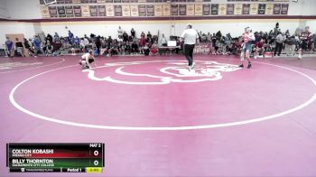 125 lbs Champ. Round 1 - Colton Kobashi, Fresno City vs Billy Thornton, Sacramento City College