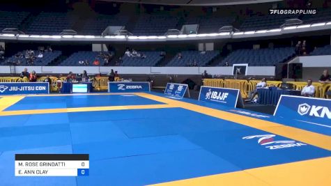 MARGARET ROSE GRINDATTI vs ELISABETH ANN CLAY 2019 World IBJJF Jiu-Jitsu No-Gi Championship