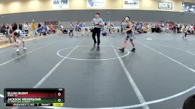 110 lbs Round 1 (6 Team) - Elijah Bushy, POWA vs Jackson Niederkohr, CP Wrestling Academy