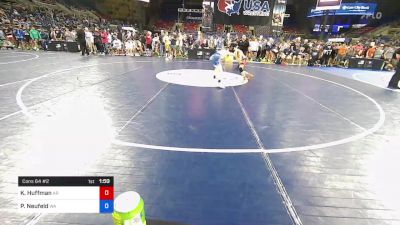 106 lbs Cons 64 #2 - Kaden Huffman, Arkansas vs Preston Neufeld, Washington