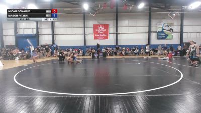 120 lbs Micah Donahue, Minnesota vs Mason Pitzen, Ohio Scarlet