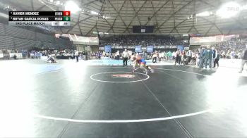 Boys 2A 113 lbs 3rd Place Match - Bryan Garcia Rosas, Prosser vs Xavier Mendez, Othello