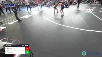 52-55 lbs Quarterfinal - Grant Remus, Unaffiliated vs Tristan Price, Brushy Wrestling Club