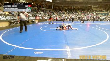 110 lbs Round Of 16 - Greyson Roche, South Hills Wrestling Academy vs Vance Alexander, Alber Athletics