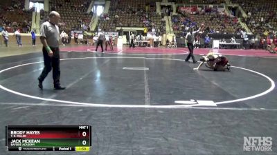 1A-4A 132 Champ. Round 2 - Jack Mckean, Bayside Academy vs Brody Hayes, T. R. Miller