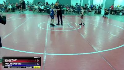 77 lbs Semis & 1st Wrestleback (8 Team) - Chase Warm, Maryland vs Paul Regalbuto, Virginia