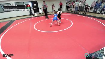 62-67 lbs Rr Rnd 1 - Harper Woolman, Tiger Trained Wrestling vs Danica Budzinski, Grove Takedown Club