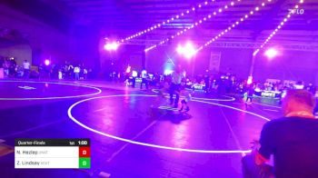 49 lbs Quarterfinal - Nolan Hezlep, Unattached vs Zeivier Lindsay, South Sevier