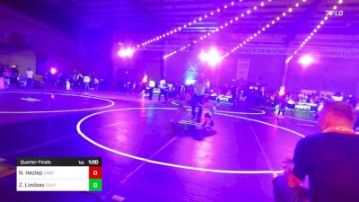 49 lbs Quarterfinal - Nolan Hezlep, Unattached vs Zeivier Lindsay, South Sevier