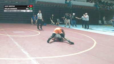 126 lbs Semifinal - Alex Mestas, South Pointe vs Nolan Johnson, Midland Valley