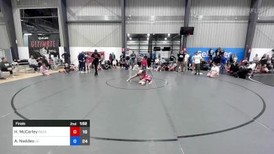 52 kg Final - Hannah McCarley, Razor Red vs Abby Naddeo, Jersey United Pink