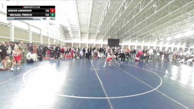 74 lbs Quarterfinal - Michael French, Evanston Elite Wrestling vs Gideon Andersen, Team Prestige Wrestling