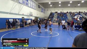 235 lbs Round 4 - Sevyn Diaz, Brawley Wrestling vs Joanna Dominguez, Tustin High School