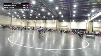 144 lbs Consi Of 8 #2 - Marciano Smith, Youth Impact Center Wrestling Club vs Aston Claxon, Youth Impact Center Wrestling Club