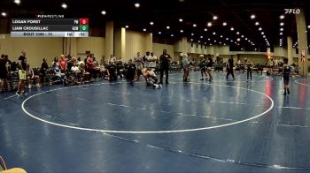 70 lbs 1st Place Match - Liam Crousillac, Gulf Coast Wrestling vs Logan Forst, Predator Wrestling