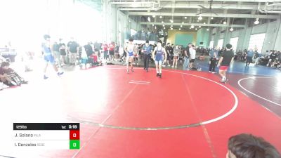 126 lbs Consi Of 16 #1 - Jacob Solano, Inland Elite WC vs Isaiah Gonzales, Rebel WC