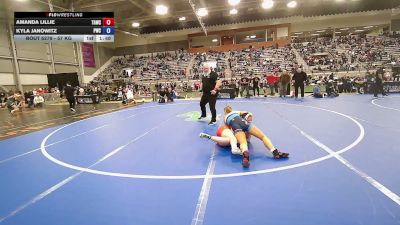 57 kg Champ. Rd Of 32 - Amanda Lillie, Team Aggression Wrestling Club vs Kyla Janowitz, Patriot Wrestling Club