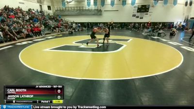 187-193 lbs Round 2 - Jaxson Lathrop, Poudre vs Carl Booth, Central