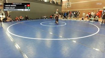 80 lbs Quarterfinal - Emma Kelley, Shootbox Rigby vs Hailee Jenkins, Emmett Wrestling Club