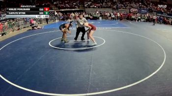 G 132 lbs Champ. Round 2 - Caitlyn Wynn, Baton Rouge Girls vs Kinlee Pohlmann, Chalmette Girls