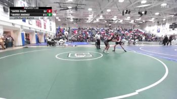 Boys 215 lbs 5th Place Match - Mateo Jimenez, Saint Francis Boys vs Bates Ollin, San Lorenzo Valley Boys