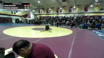 190 lbs Champ. Round 1 - Owen Leuschen, Norco vs Michael Chandler, Tahquitz