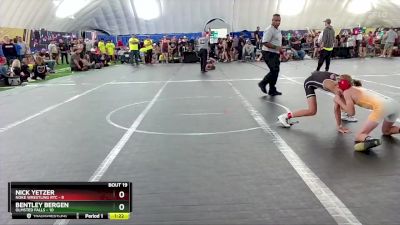 88 lbs Round 5 (8 Team) - Bentley Bergen, Olmsted Falls vs Nick Yetzer, Noke Wrestling RTC