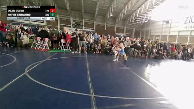 64 lbs Semifinal - Ozzie Olsen, Team Prestige Wrestling vs Hattie Berglund, Sanderson Wrestling Academy