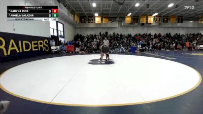 170 lbs Quarterfinal - Angela Salazar, Santa Ana vs Karyna Rios, Oak Hills