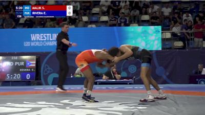 57 kg Qualif. - Sumit Malik, India vs Ethan Rivera, Puerto Rico