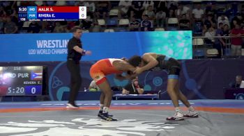 57 kg Qualif. - Sumit Malik, India vs Ethan Rivera, Puerto Rico