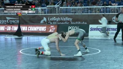 125 lbs Semifinal - Sheldon Seymour, Lehigh vs Carson Wagner, Binghamton