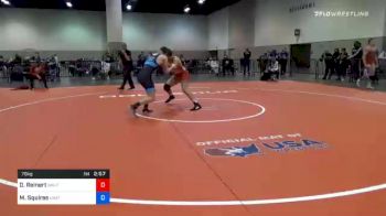 79 kg Prelims - Dylan Reinert, Wolfpack Wrestling Club vs Mikey Squires, Unattached