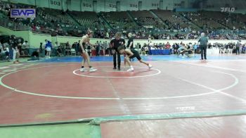 88 lbs Consi Of 8 #2 - Camdyn Slaughter, Mustang Middle School vs Landon Dietz, Cushing