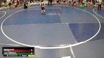 48 lbs Champ. Round 2 - Liam Portillo, LV Bear Wrestling Club vs Bryer Davis, Dove Creek