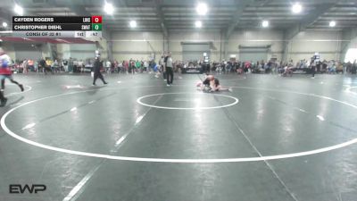 108 lbs Consi Of 32 #1 - Cayden Rogers, Lincolnway Wrestling Club vs Christopher Diehl, SWAT