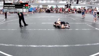 60 lbs Semis (4 Team) - James Costello, U2 Vougars Uprising VHW vs Colton Masker, The Outsiders Squeeze