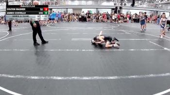 60 lbs Semis (4 Team) - James Costello, U2 Vougars Uprising VHW vs Colton Masker, The Outsiders Squeeze