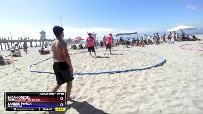 99-116 lbs Round 3 - Landen Minick, Beaumont HS vs Micah Oregel, Temescal Canyon High School