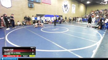 106 lbs Champ. Round 2 - Ceaser De La Rosa, Caruthers vs Elijah Poe, Calvary Chapel