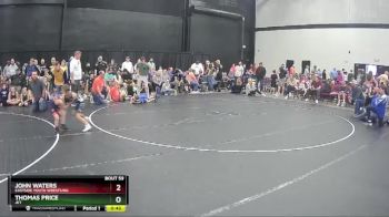 44 lbs Semifinal - John Waters, Eastside Youth Wrestling vs Thomas Price, JET