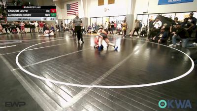 110 lbs Rr Rnd 4 - Camden Lloyd, Independent vs Augustus Cosby, Pawhuska Elks Takedown