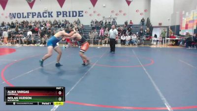 182 lbs Cons. Round 3 - Alika Vargas, Centralia vs Nolan Hudson, Rochester