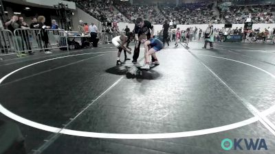 73 lbs Semifinal - Bodey Phillips, Bristow Elementary Wrestling Club vs Kingston Reed, Raw Wrestling Club