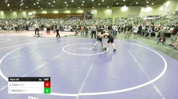 122 lbs Quarterfinal - Jensen Clary, Oroville Rattlers vs Taryn McCord, Relentless