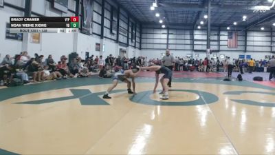 138 lbs Champ. Round 3 - Brady Cramer, VA Team Predator vs Noah Weihe Xiong, Virginia Beach
