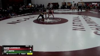 125 lbs Semifinal - Austin Laudenbach, Augsburg vs Matt Griffin, TCNJ