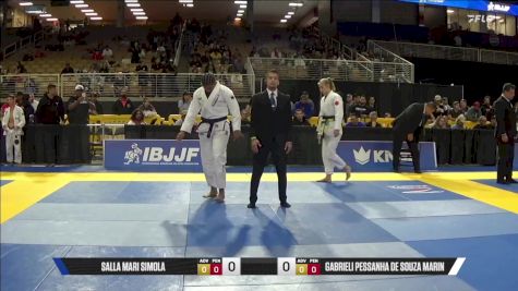 Gabrieli Pessanha De Souza Marin vs Salla Mari Simola 2025 Pan Jiu Jitsu IBJJF Championship